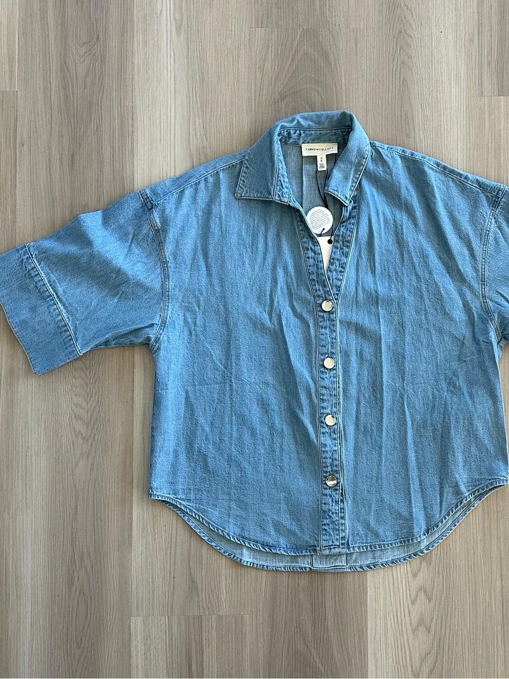 Current/Elliott Short Sleeve Button-Up Shirt